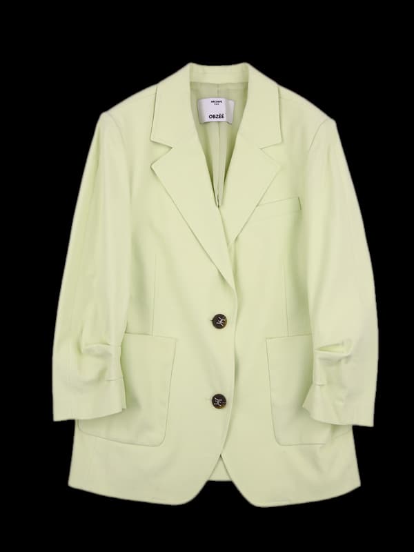 코튼 소매셔링 자켓