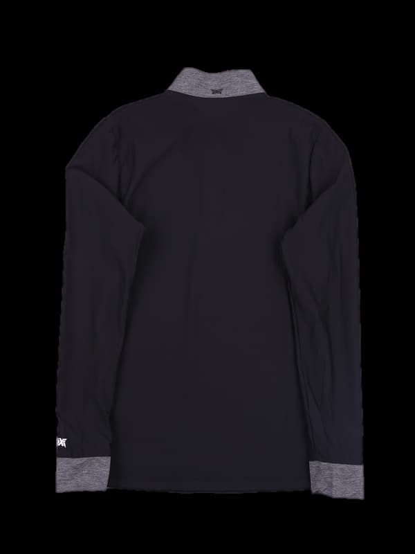 로고 반집업 긴팔