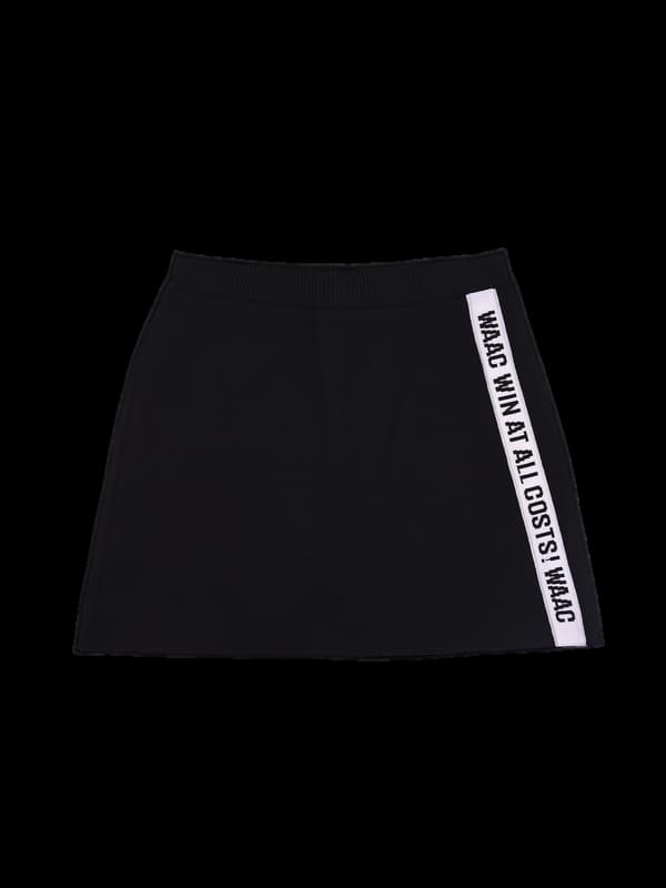 사이드로고 밴딩 스커트