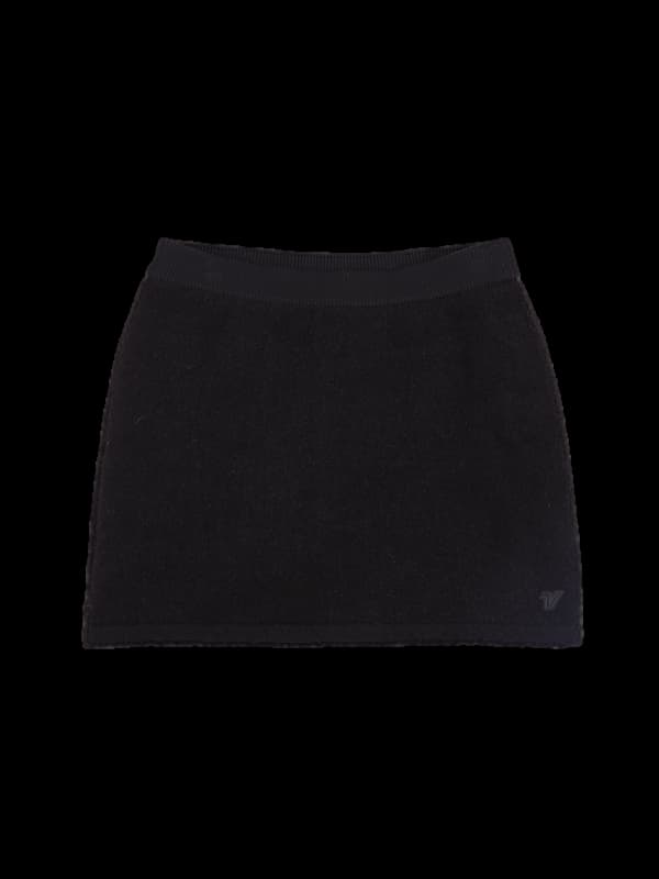 방풍 울 스커트