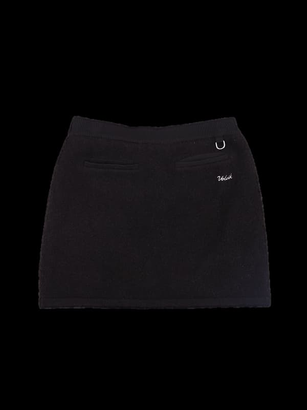 방풍 울 스커트