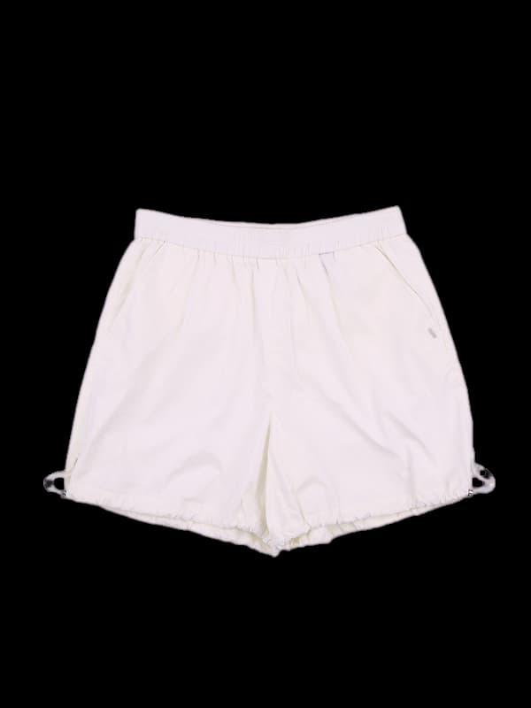 로고 사이드스트링 스커트