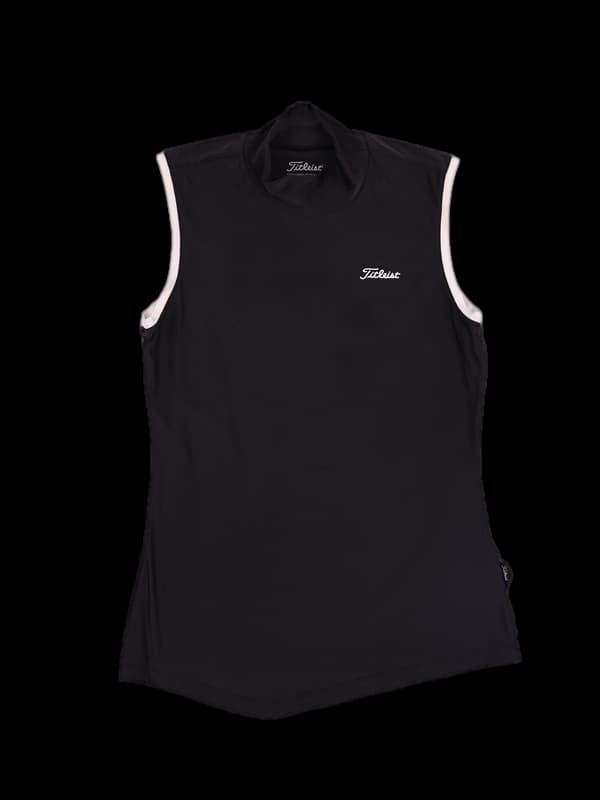 로고 하이넥 민소매