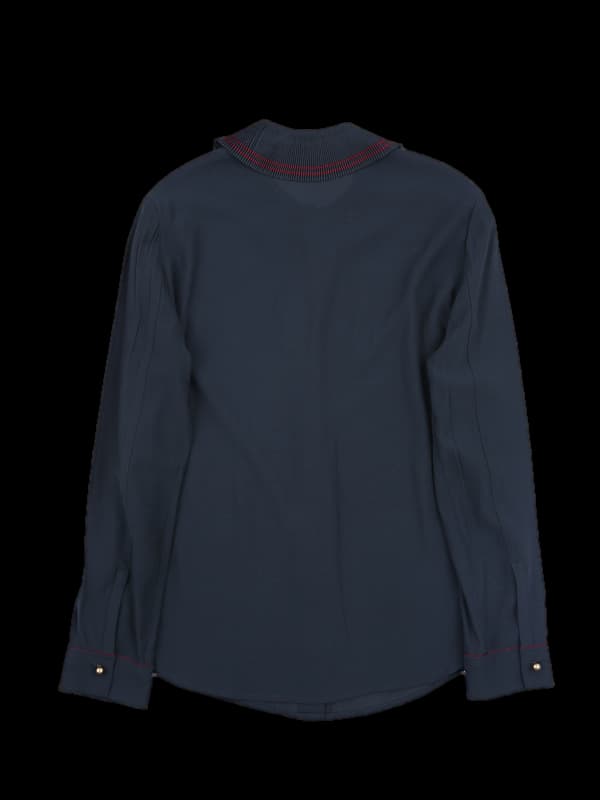 레이온 카라 블라우스