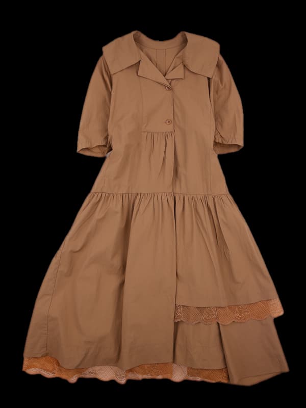 반팔 레이스 원피스