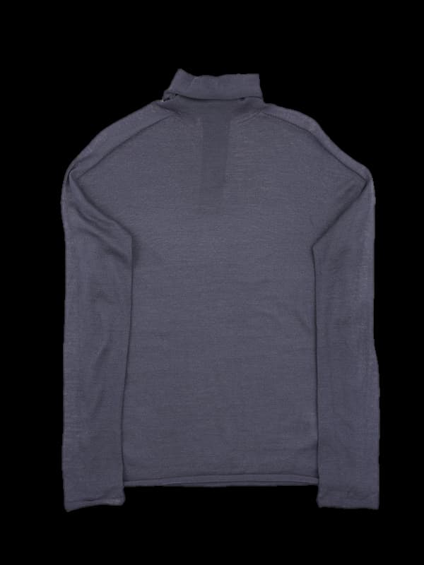 단추 포인트 폴라 니트