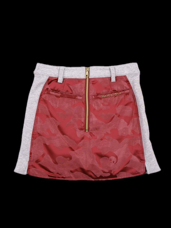 방풍 로고 패턴 스커트