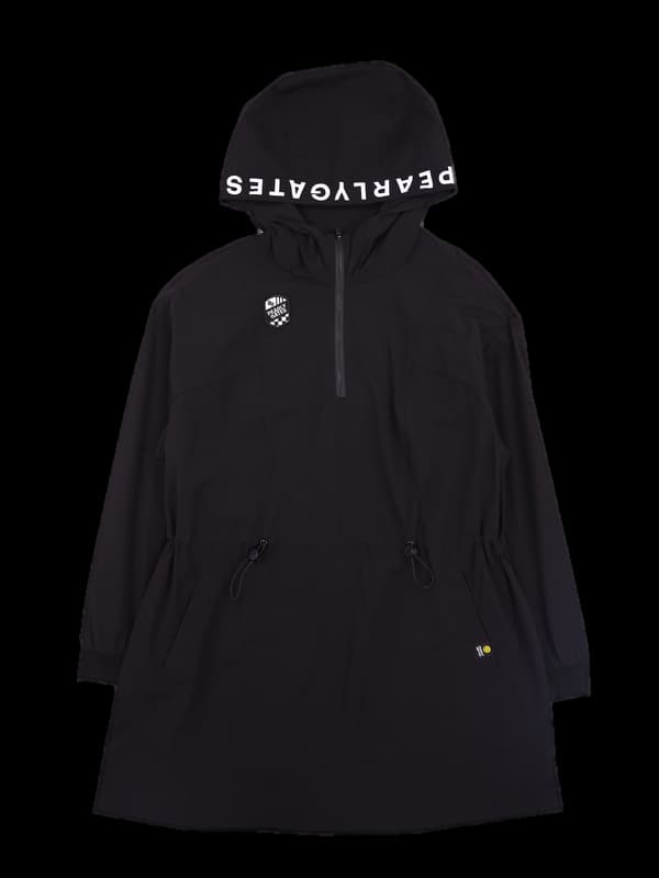 나일론 후드 원피스