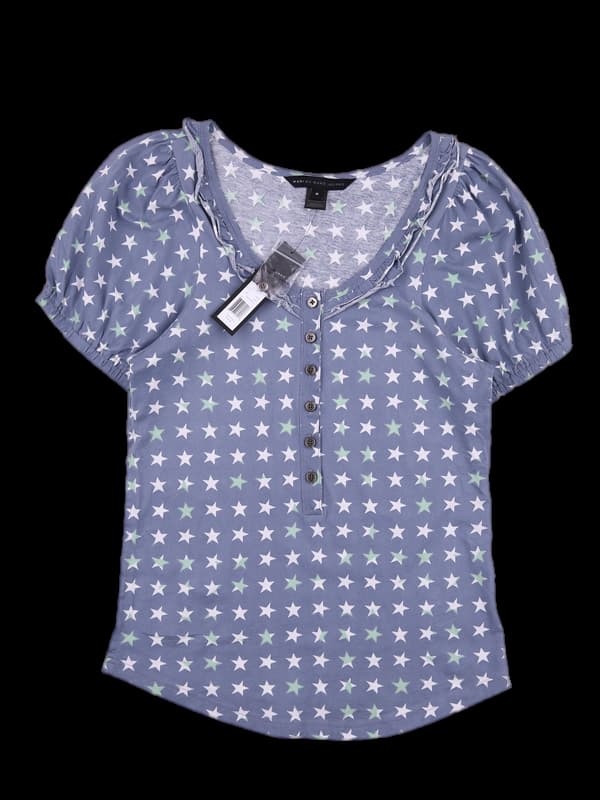 퍼프 러플 반팔티