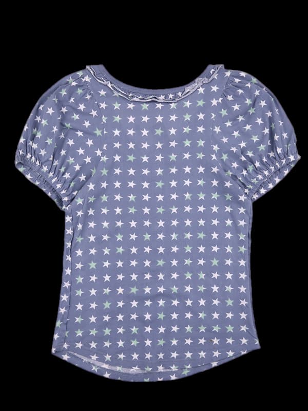 퍼프 러플 반팔티