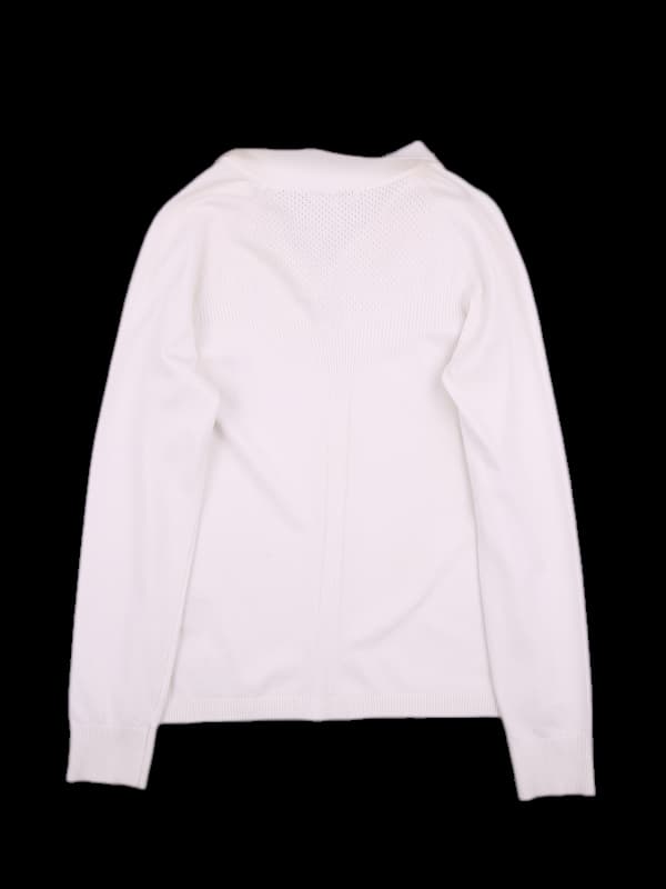 카라 브이넥 긴팔니트