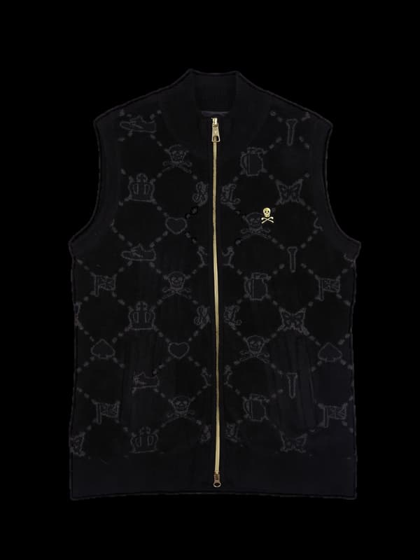 패턴 방풍 베스트집업