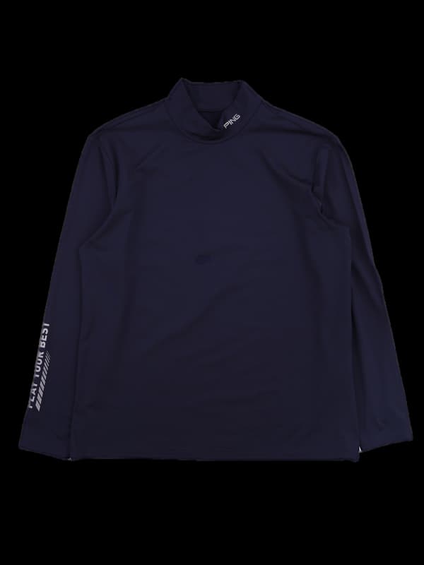 로고 하이넥 기모 긴팔