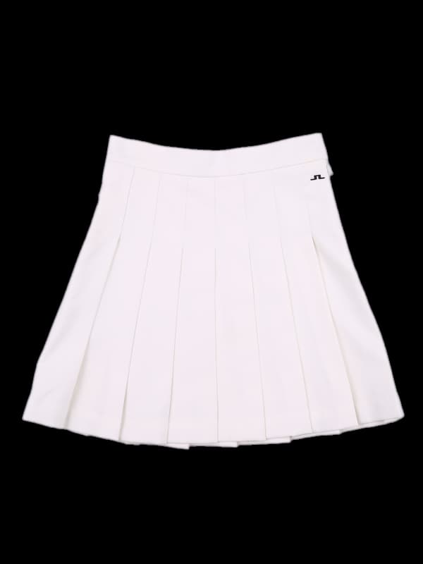 폴리 플리츠 스커트