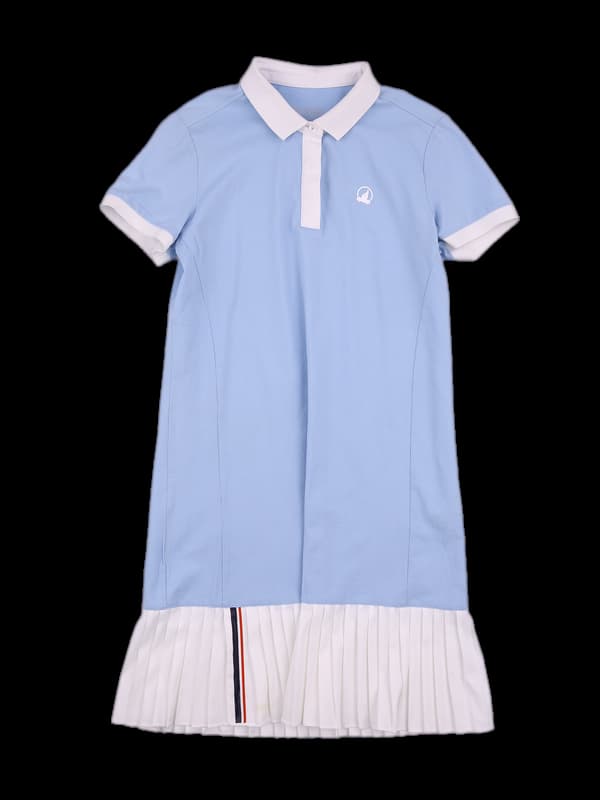 반팔 카라원피스