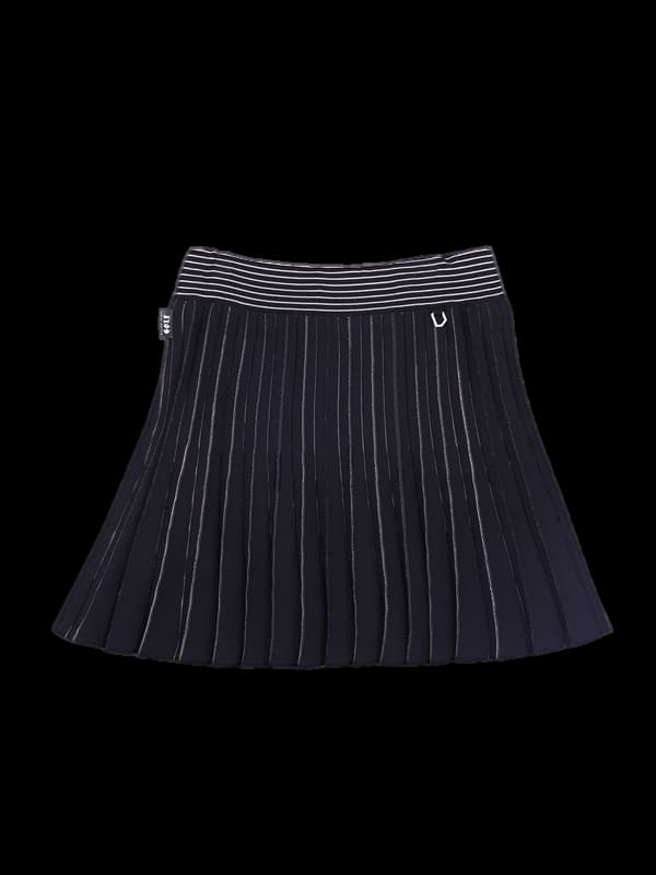 니트 플리츠 스커트