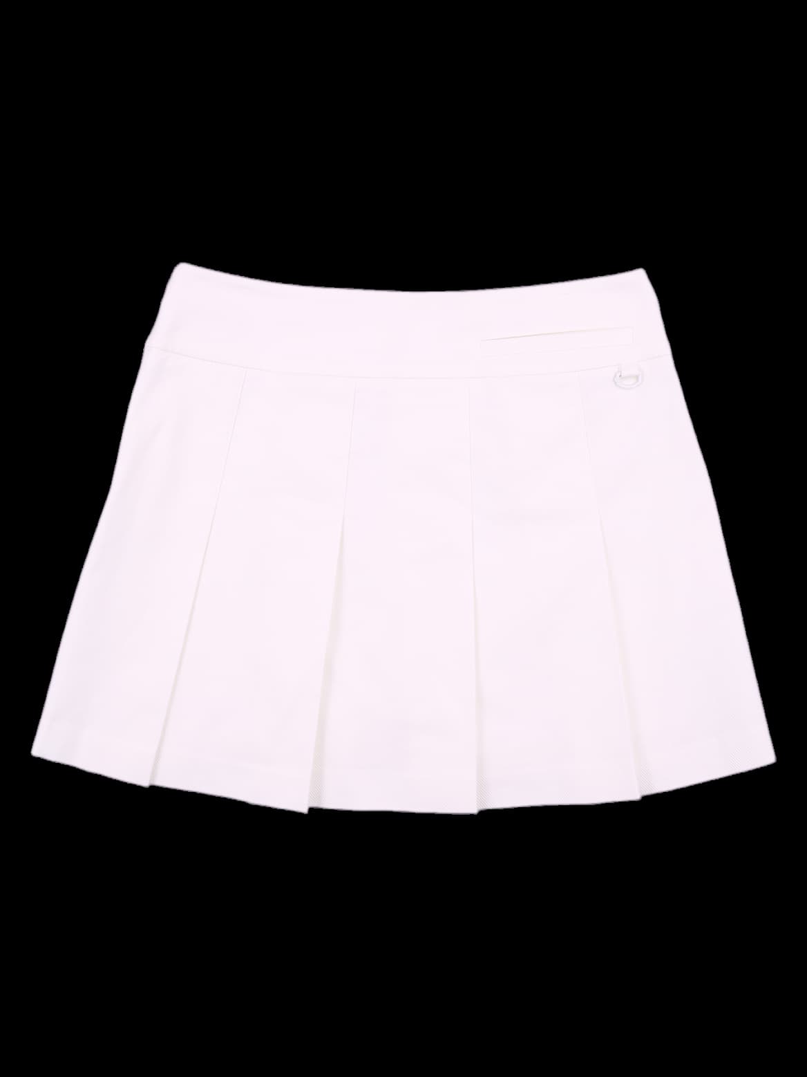 뒤 플리츠 스커트