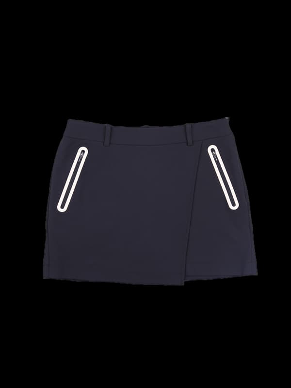 기모 배색 스커트