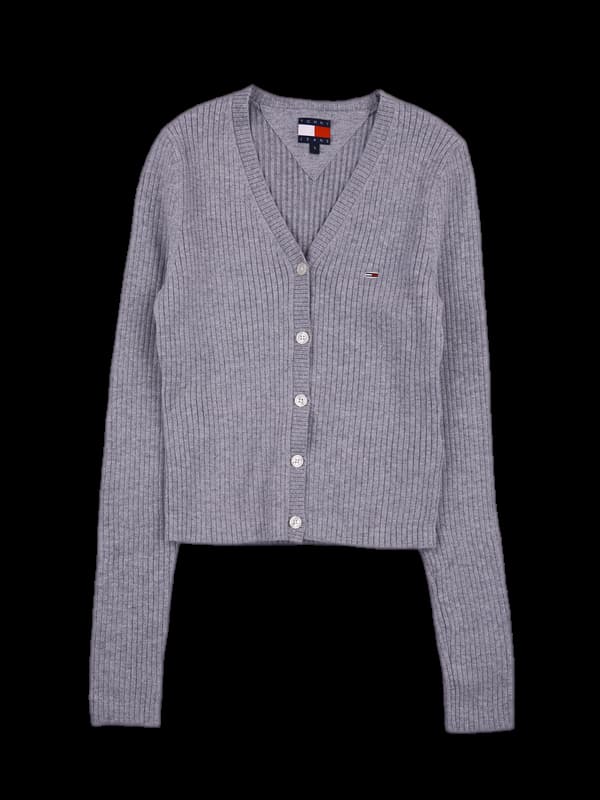 스몰 로고 가디건