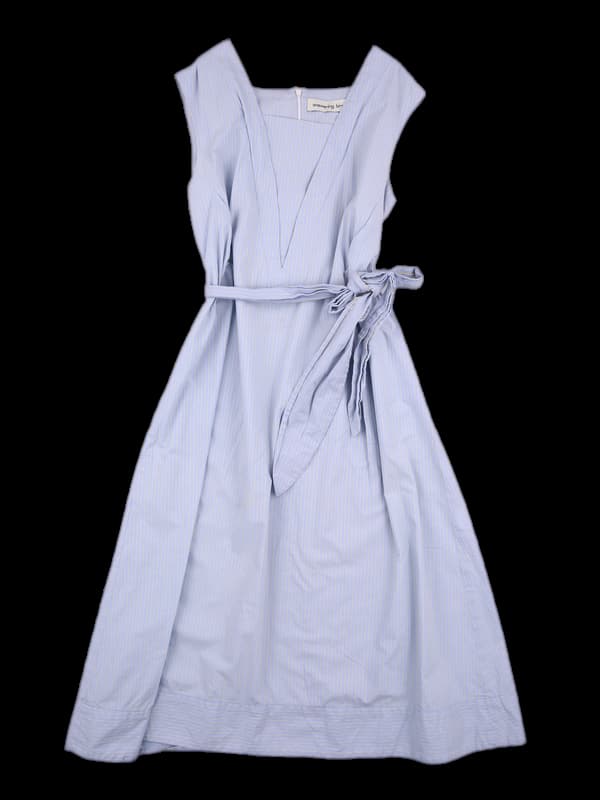 스트라이프 벨트원피스