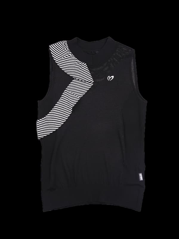 프릴 니트 베스트