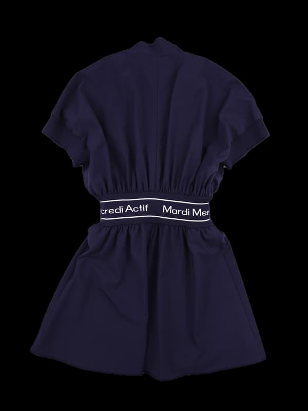 반팔 지퍼 원피스