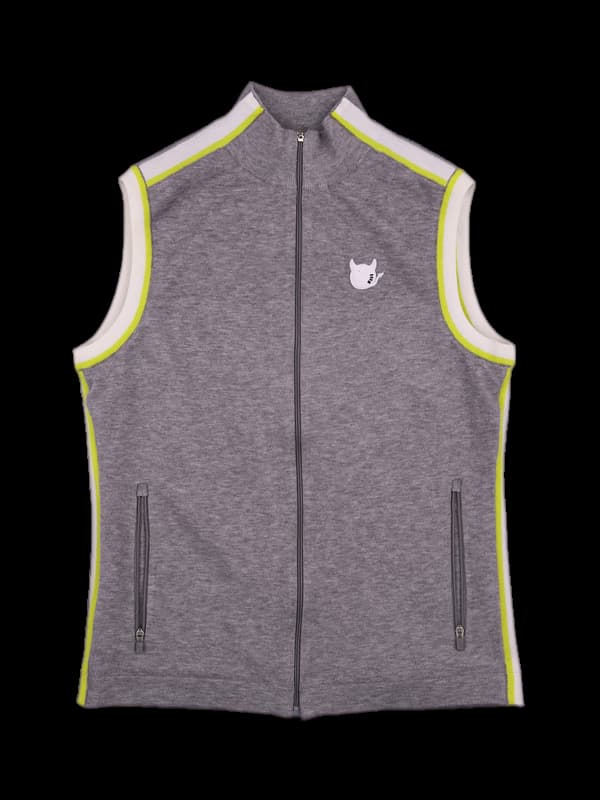 방풍 니트 베스트 가디건