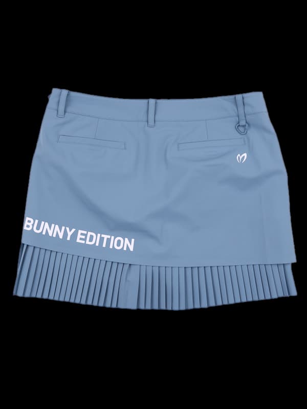 지퍼 플리츠 스커트