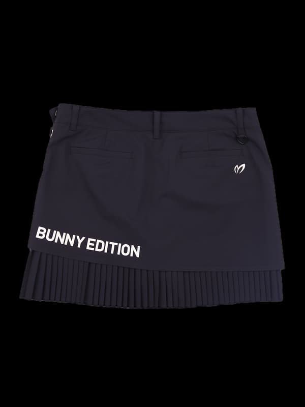 지퍼 플리츠 스커트