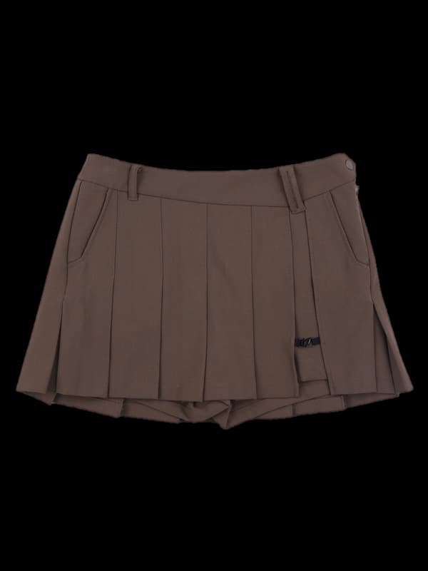 기모 플리츠 스커트