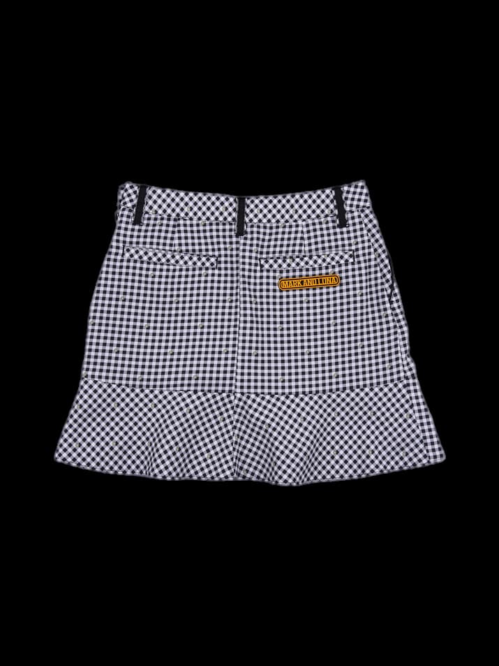 체크 스커트