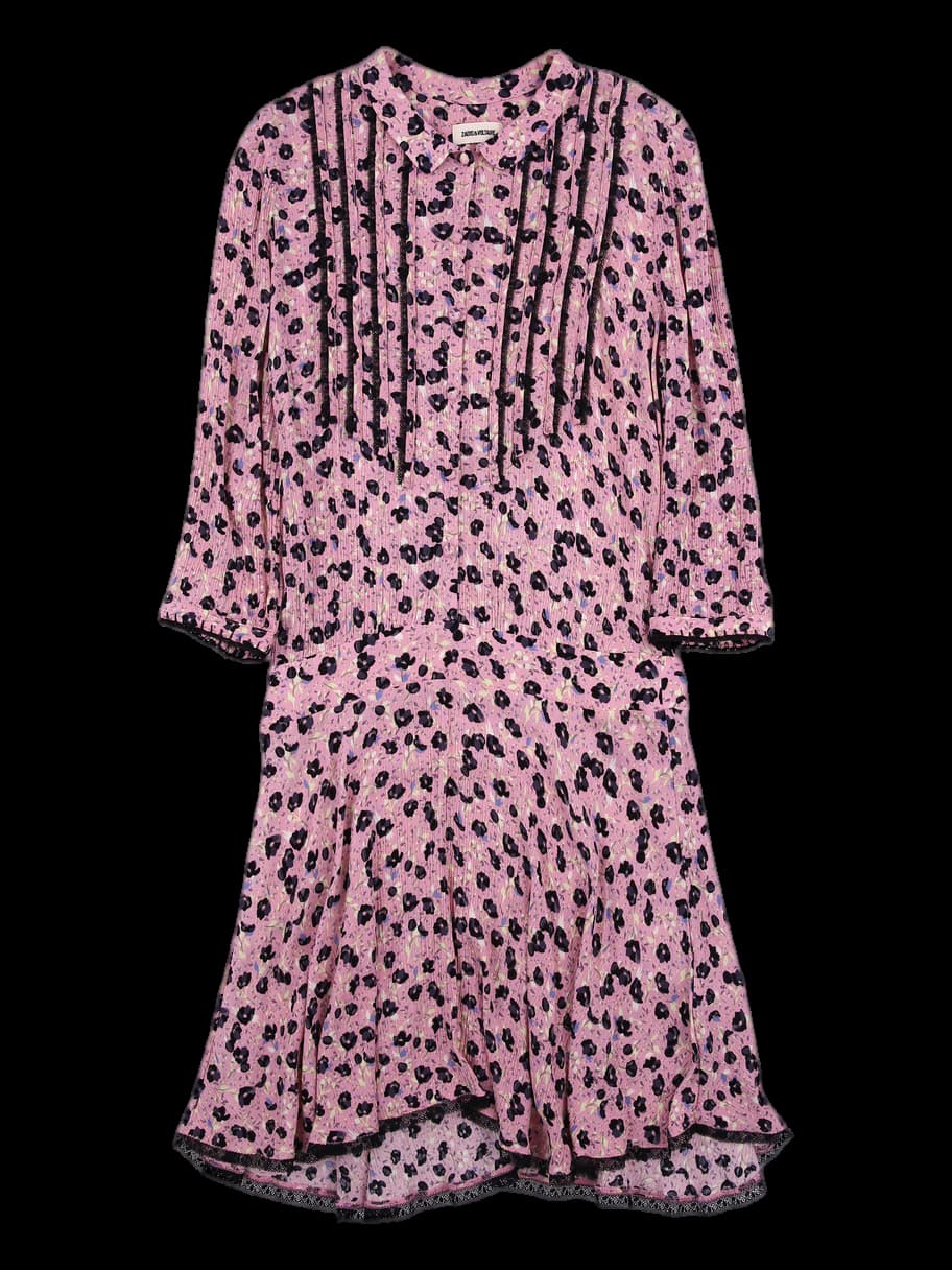 플라워 카라 원피스