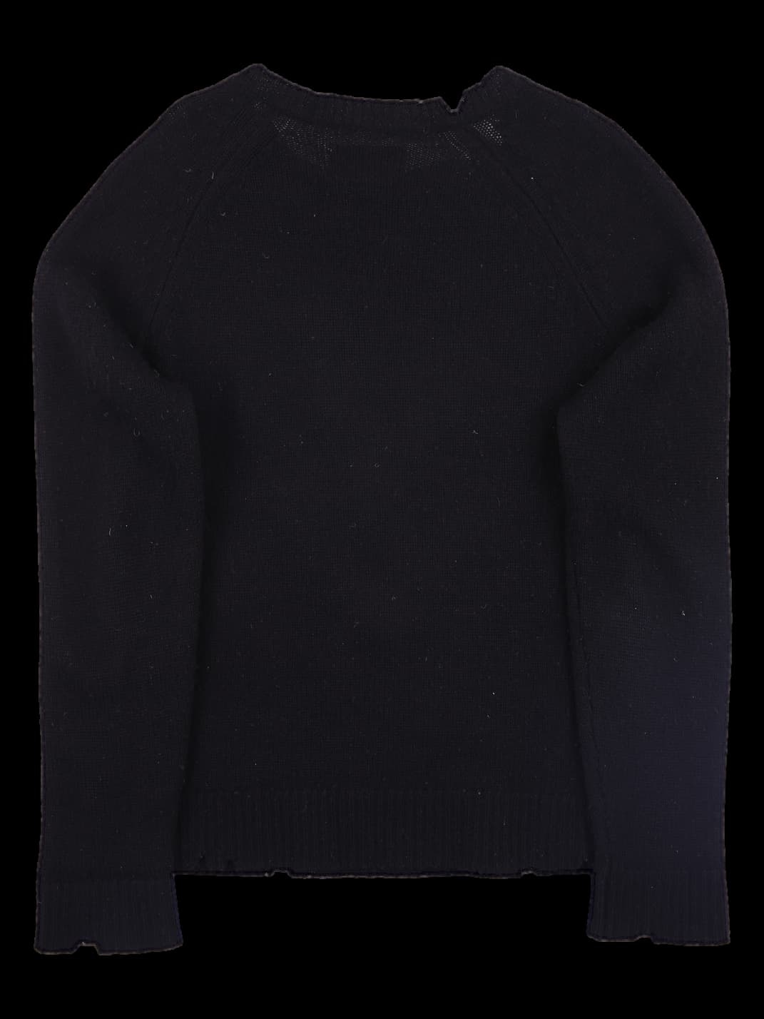 빅 버튼 긴팔 니트