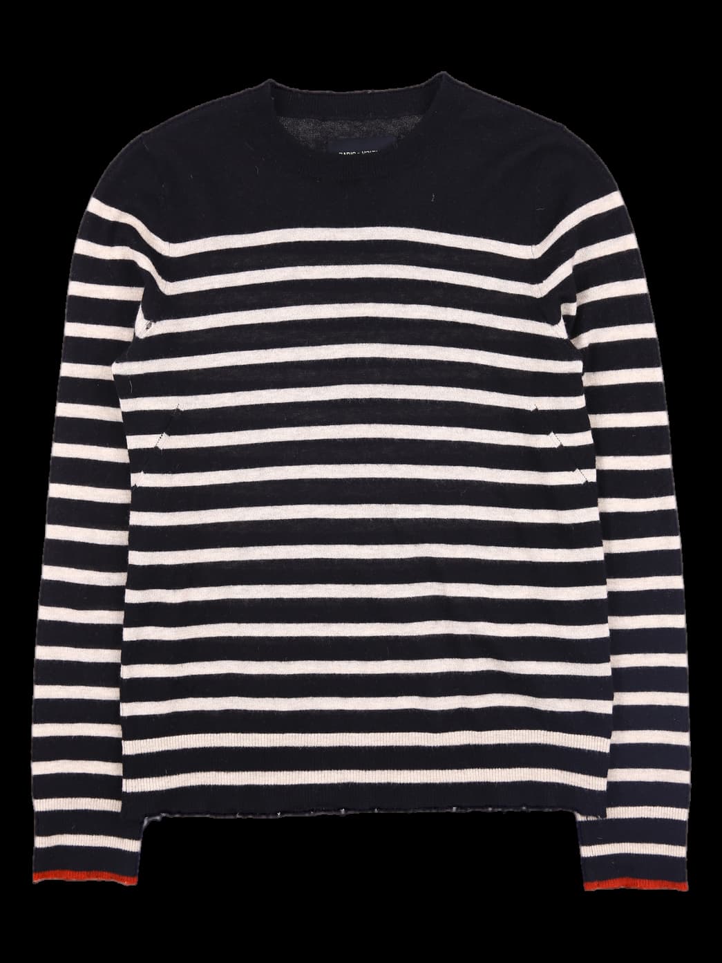 스트라이프 긴팔 니트