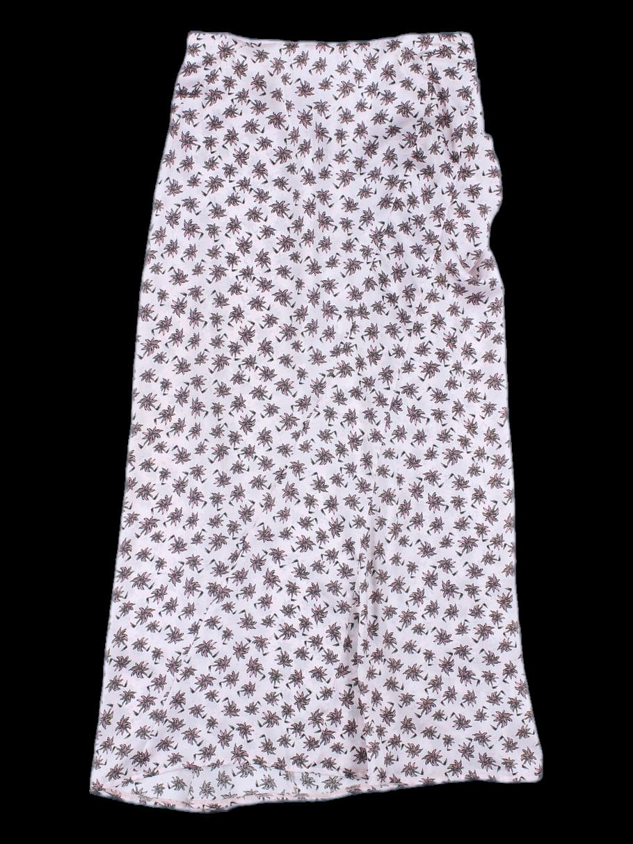 사이드 스트링 롱 스커트