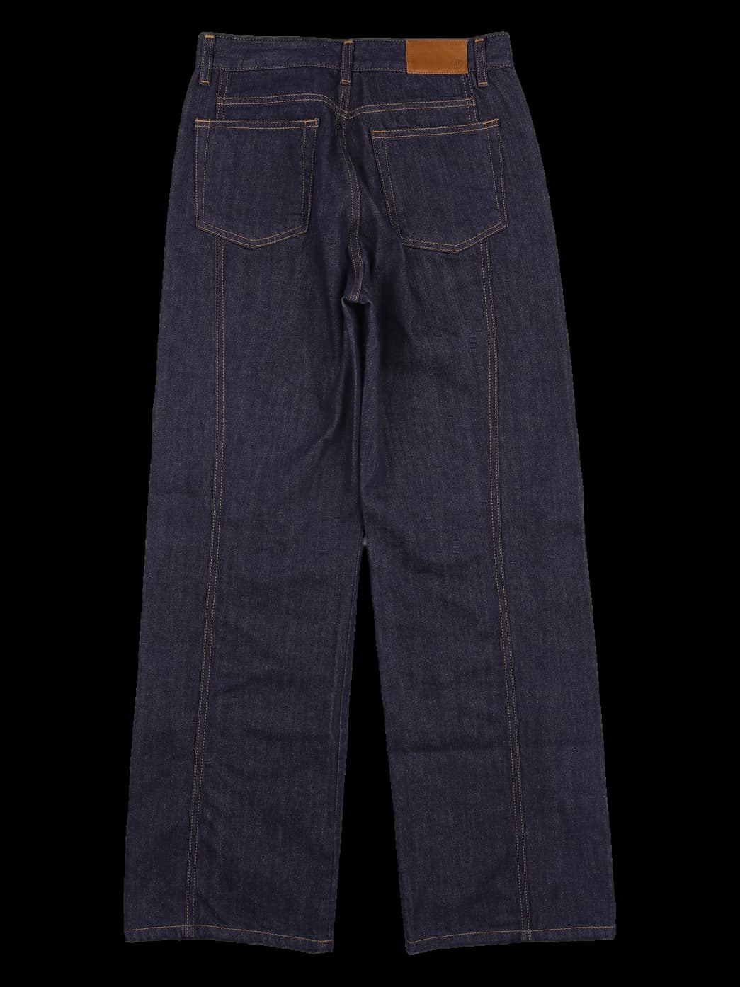 와이드 데님 롱 팬츠