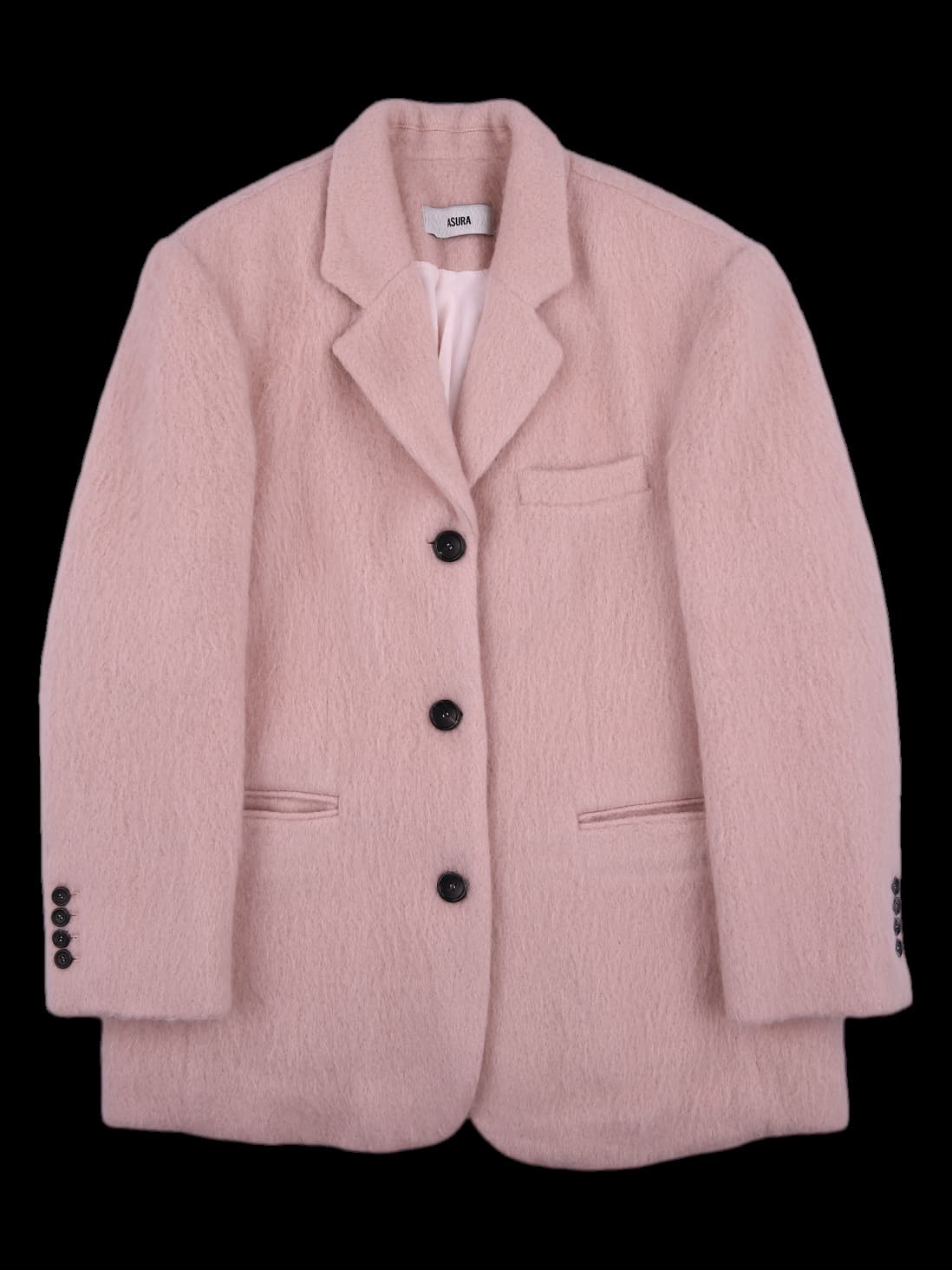 헤어리 기모 울 자켓