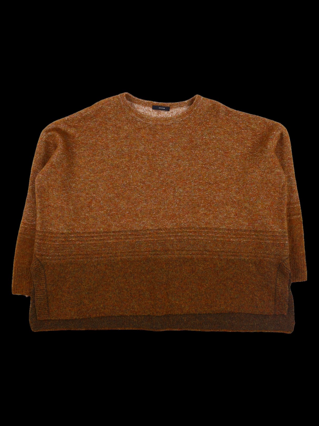 사이드 트임 긴팔 니트