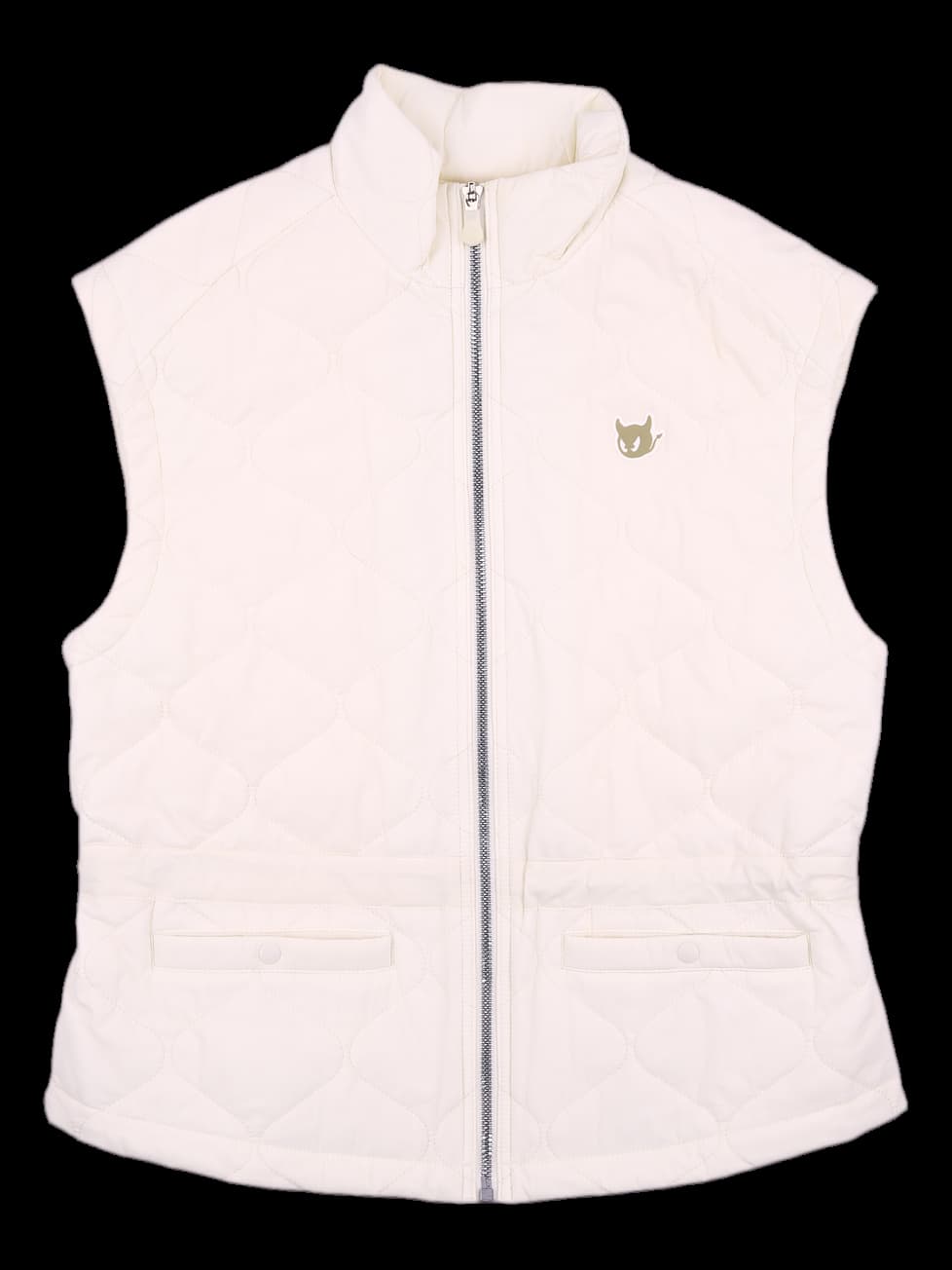 하이넥 패딩 베스트