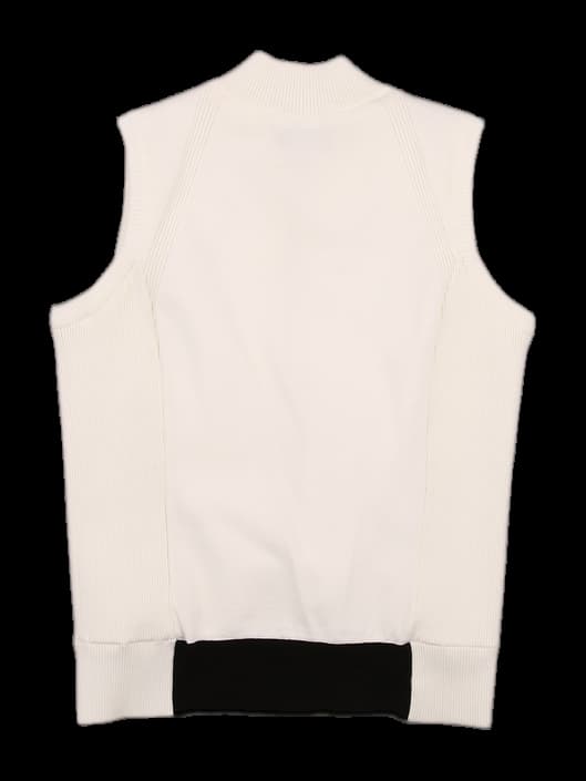 니트 방풍 민소매 집업