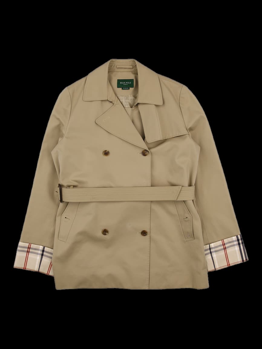 벨티드 트렌치 자켓