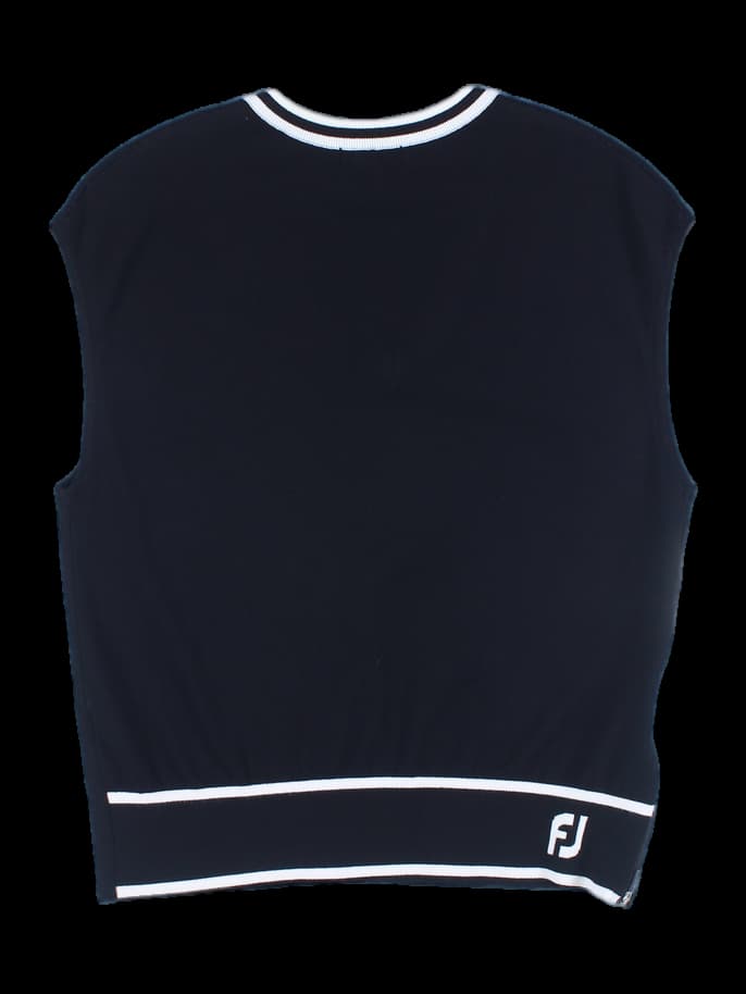 브이넥 니트 베스트