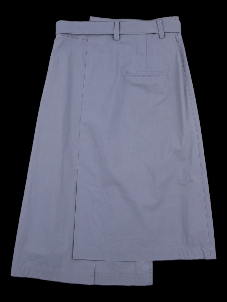 언밸런스 벨티드 스커트