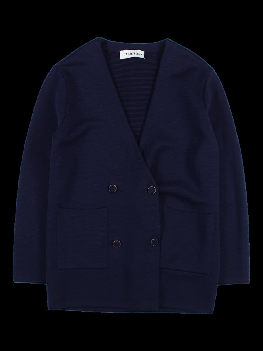 버튼 니트 자켓