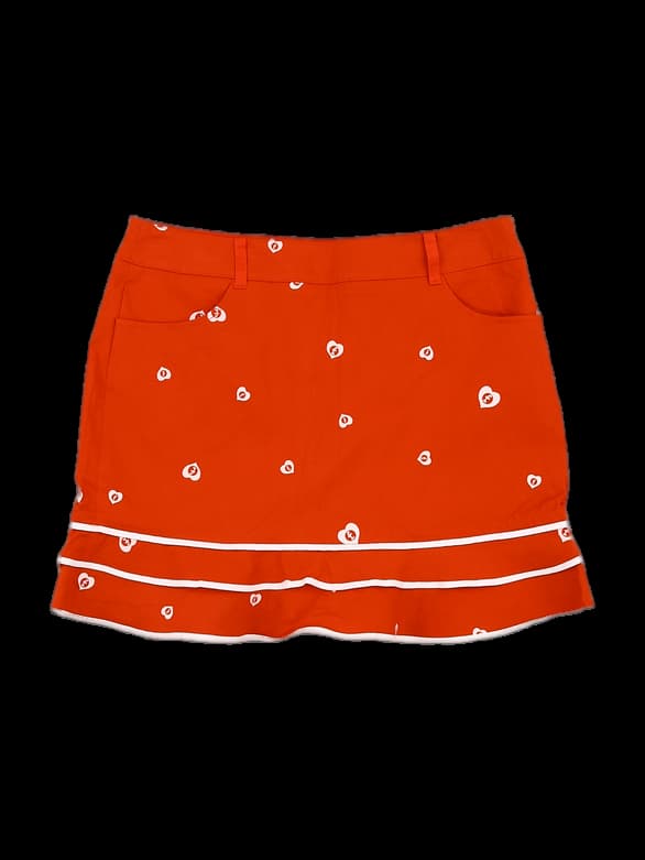 하트 패턴 골프 스커프