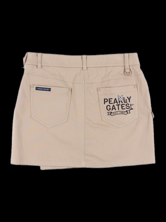 자수 포켓 스커트