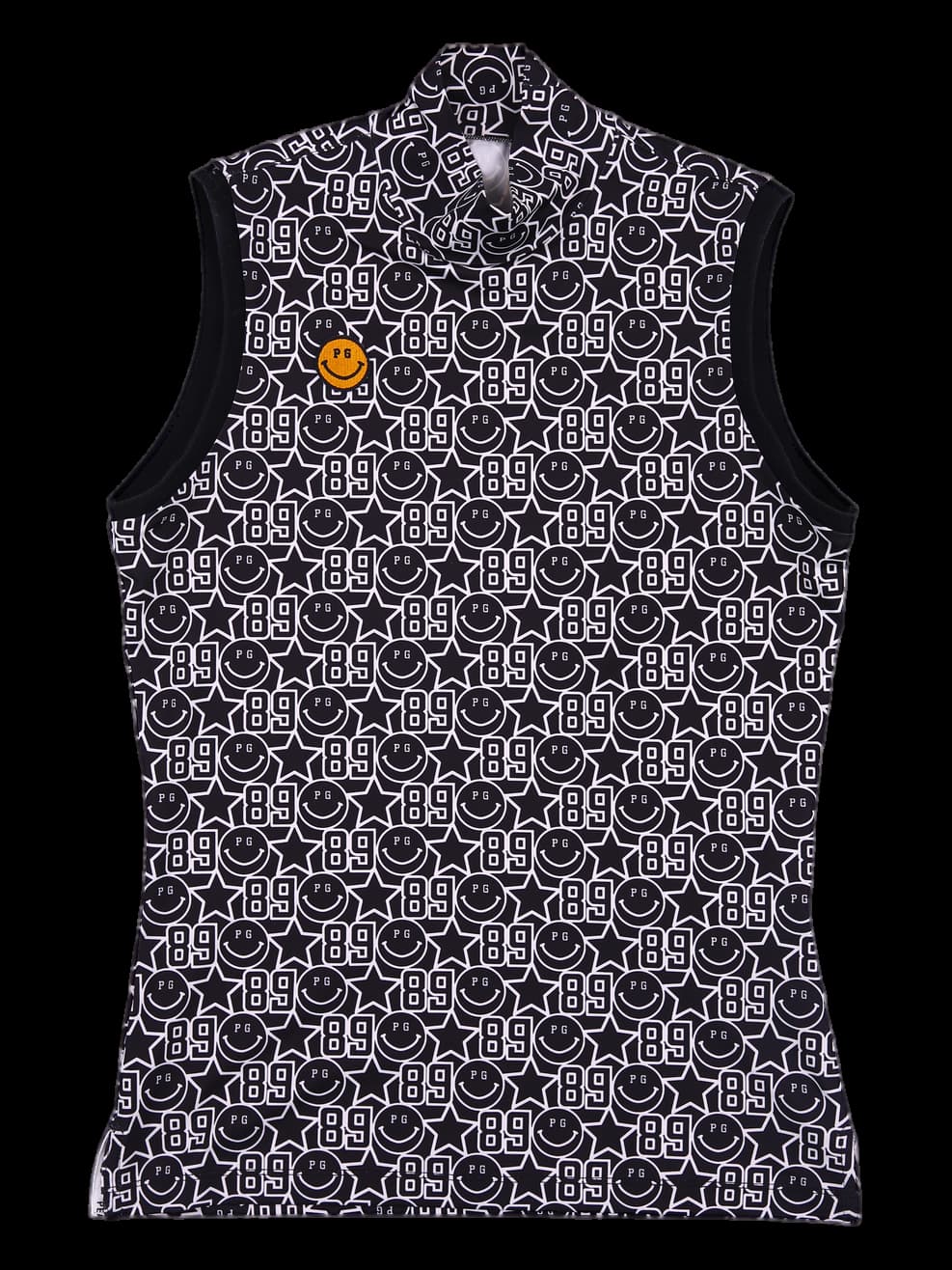 로고 패턴 슬리브리스