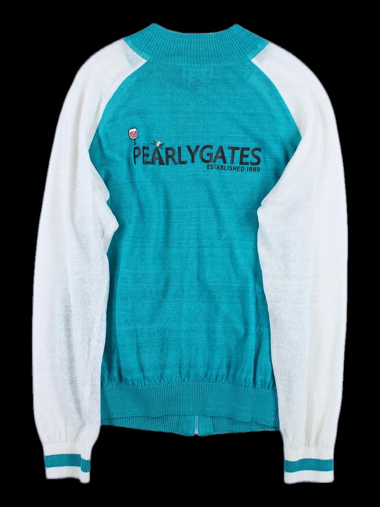 배색 라운드넥 집업