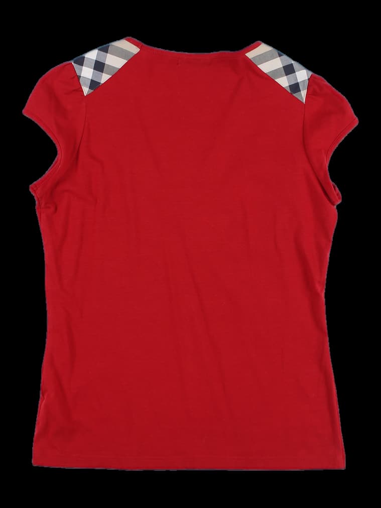 딥 브이넥 티셔츠