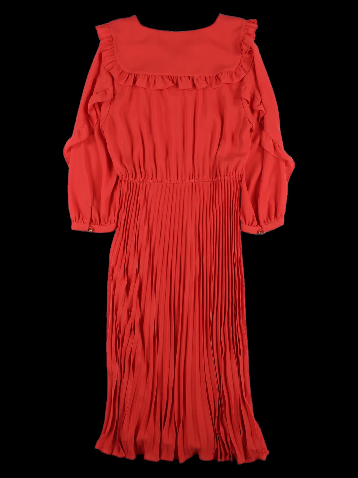 프릴 플리츠 원피스